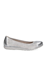 Caprice Classic Weave Pump Silver