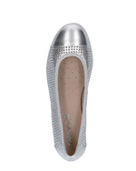Caprice Classic Weave Pump Silver