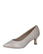 Caprice Classic Kitten Heel Court Off White Pearl