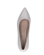 Caprice Classic Kitten Heel Court Off White Pearl
