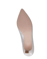 Caprice Classic Kitten Heel Court Off White Pearl