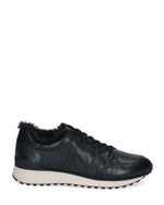 Caprice Casual Laced Trainer Black Nappa