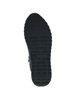 Caprice Casual Laced Trainer Black Nappa