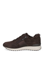 Caprice Casual Laced Trainer Brown Comb