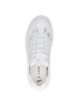Caprice Platform Comfort Trainer White Flower