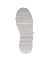 Caprice Wedge Zip Trainer Off White Pearl Comb