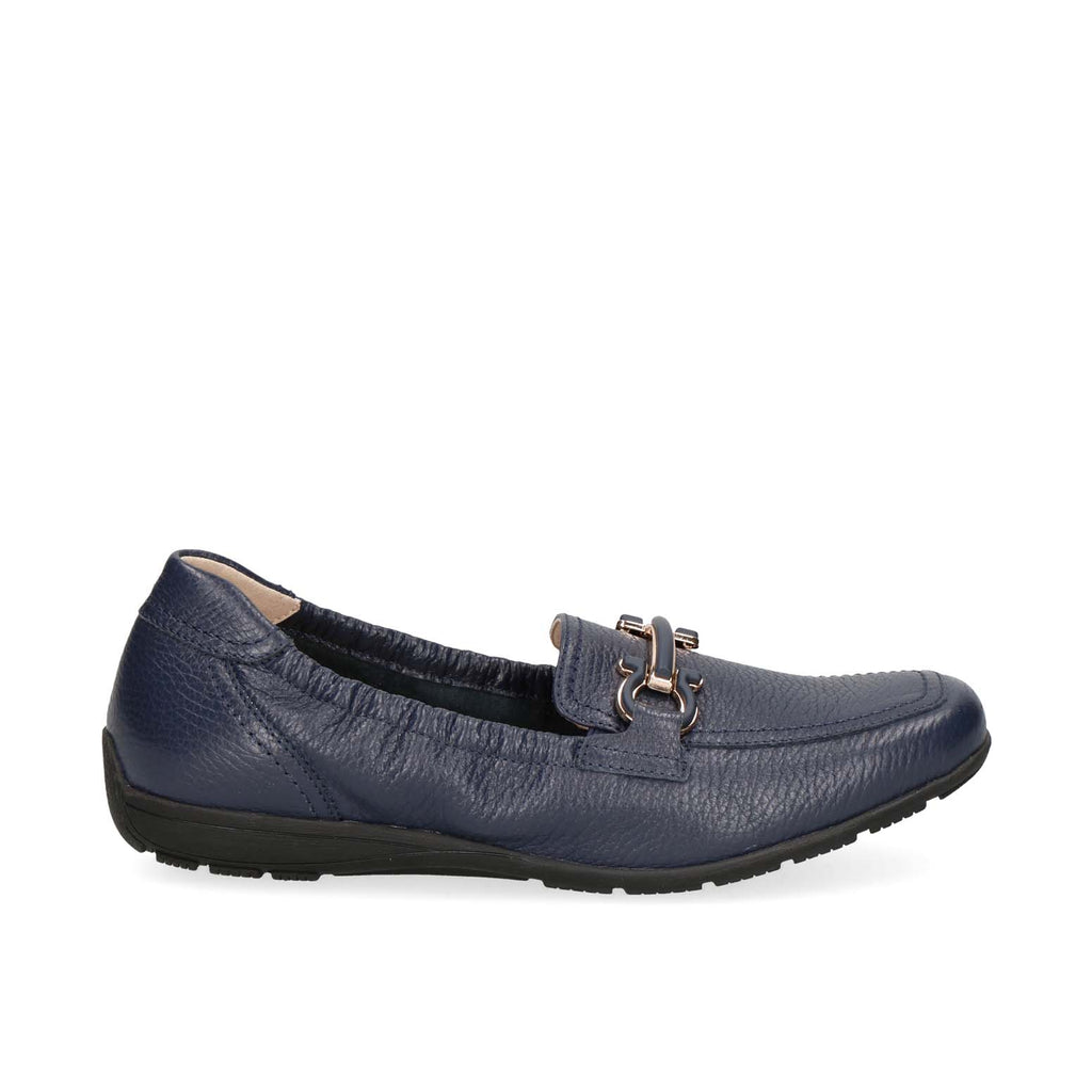 Caprice Classic Buckle Loafer Navy Deer