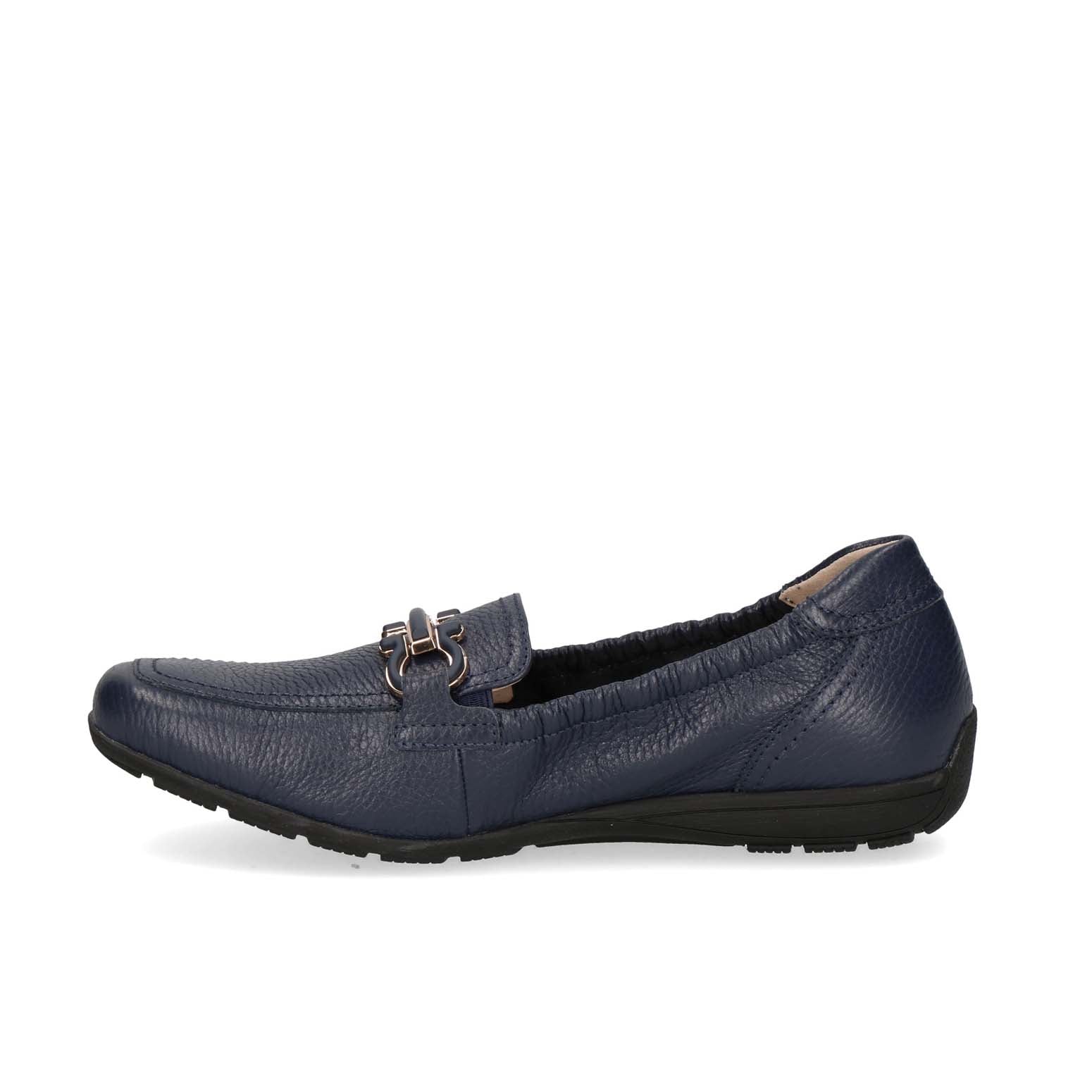 Caprice Classic Buckle Loafer Navy Deer