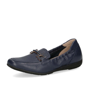 Caprice Classic Buckle Loafer Navy Deer