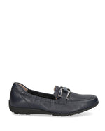 Caprice Classic Buckle Loafer Navy Deer