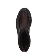 Caprice Chunky Sock Chelsea Boot Dark Brown Comb