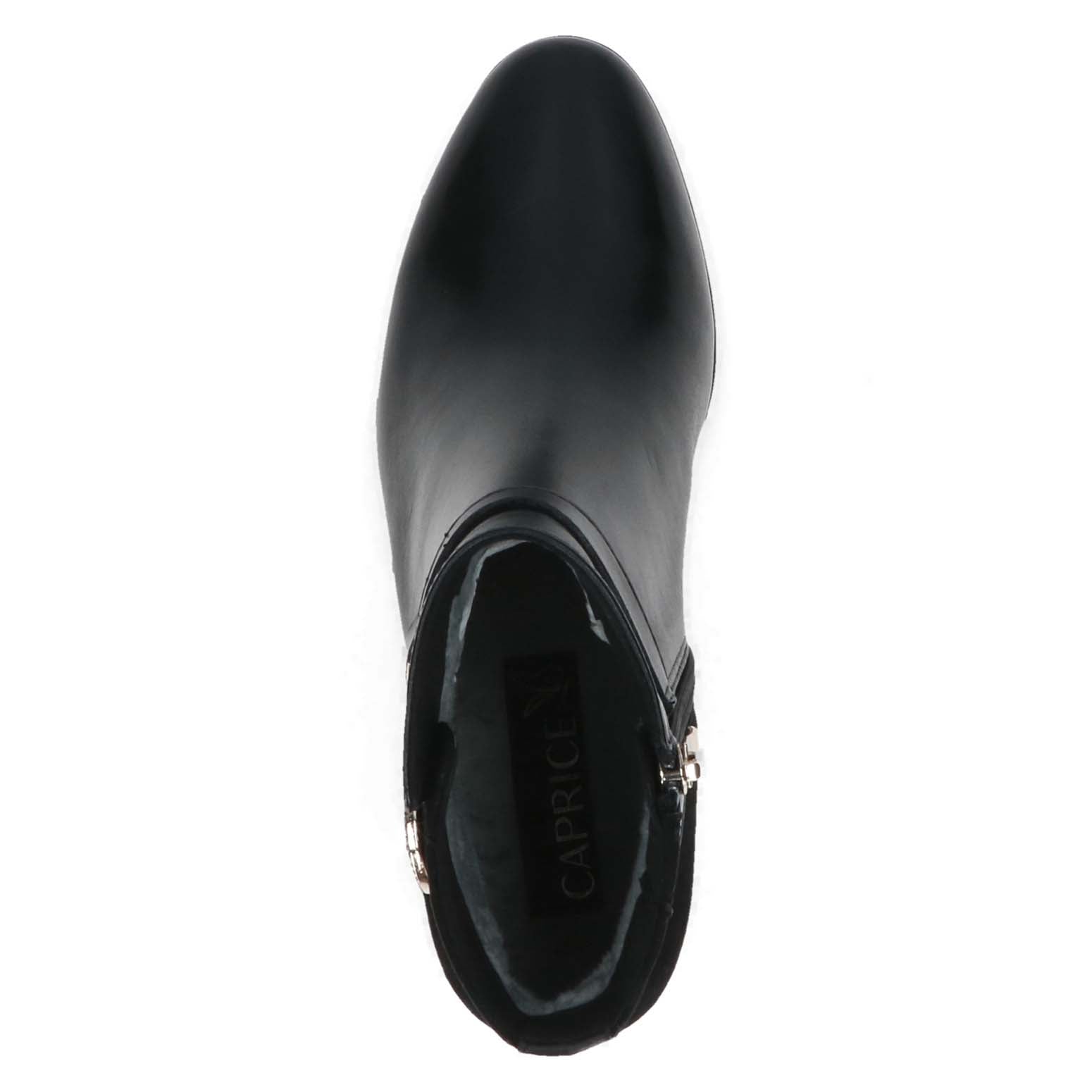 Caprice Classic Buckle Ankle Boot Black Comb