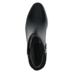 Caprice Classic Buckle Ankle Boot Black Comb
