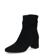 Caprice Stretch Slouch Ankle Boot Black