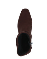 Caprice Stretch Slouch Ankle Boot Dark Brown