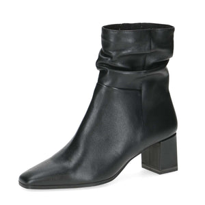 Caprice Slouch Ankle Boot Black Nappa