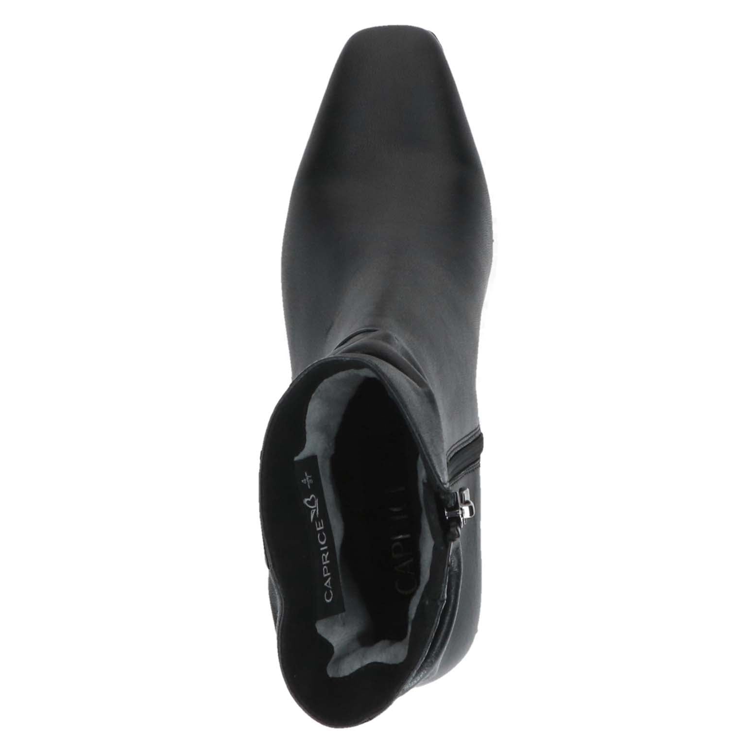 Caprice Slouch Ankle Boot Black Nappa