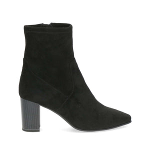 Caprice High Heel Stretch Ankle Boot BlacK