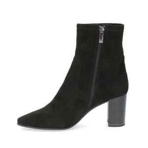 Caprice High Heel Stretch Ankle Boot BlacK