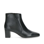 Caprice Classic Leather Ankle Boot Black