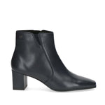 Caprice Classic Leather Ankle Boot Navy