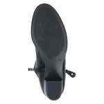 Caprice Mid Heel Slouch Ankle Boot Black
