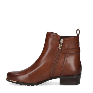 Caprice Classic Short Ankle Boot Cognac