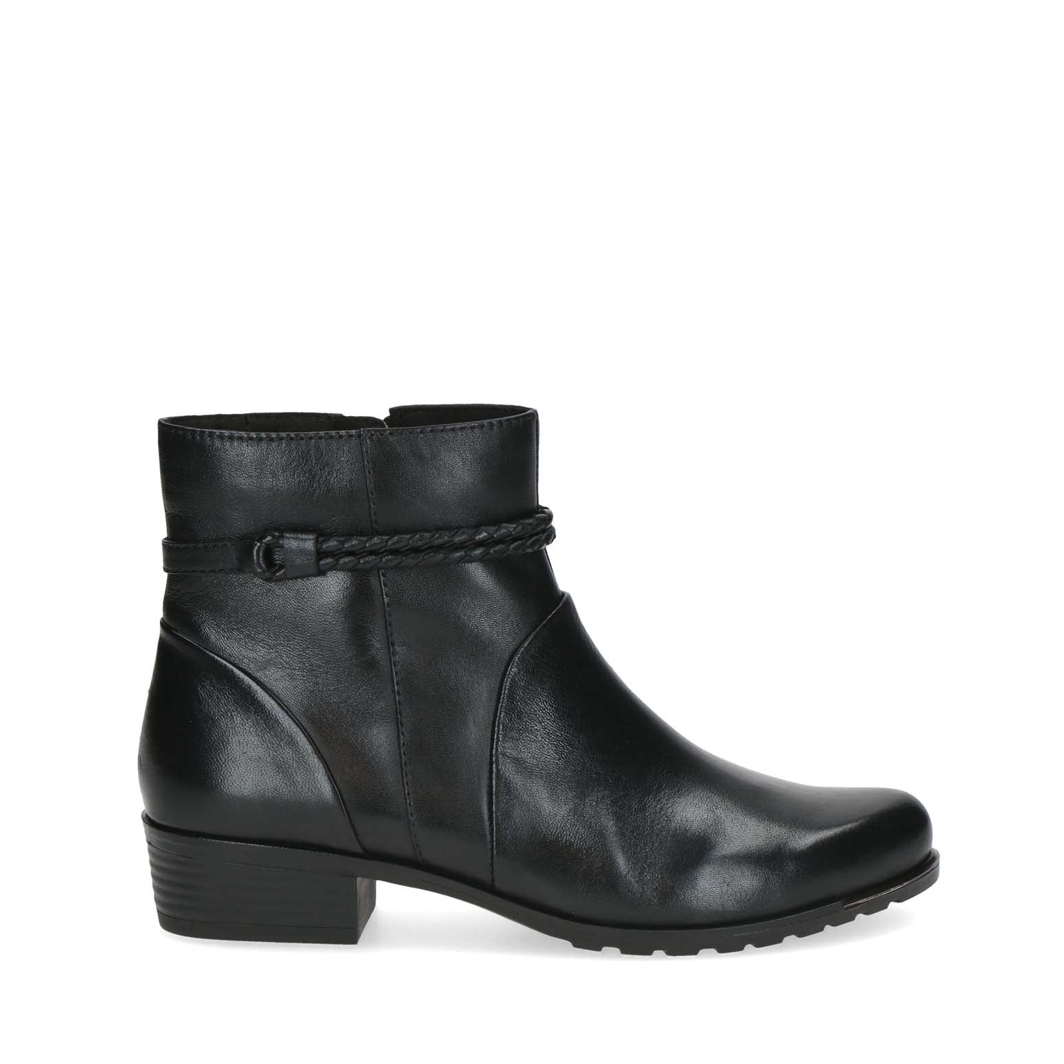 Caprice Classic Short Ankle Boot Black