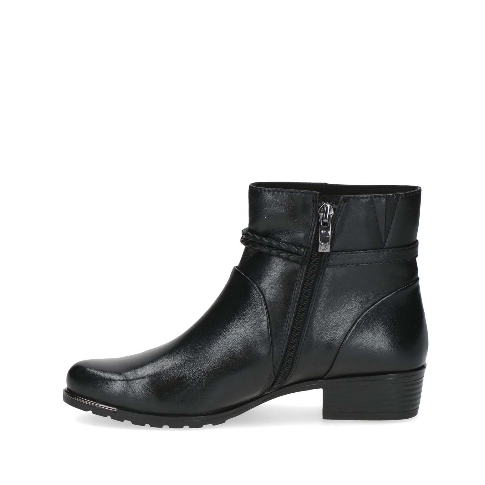 Caprice Classic Short Ankle Boot Black