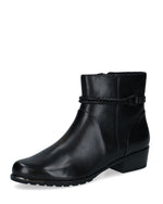 Caprice Classic Short Ankle Boot Black Nappa