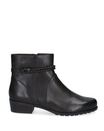 Caprice Classic Short Ankle Boot Dark Brown Nappa