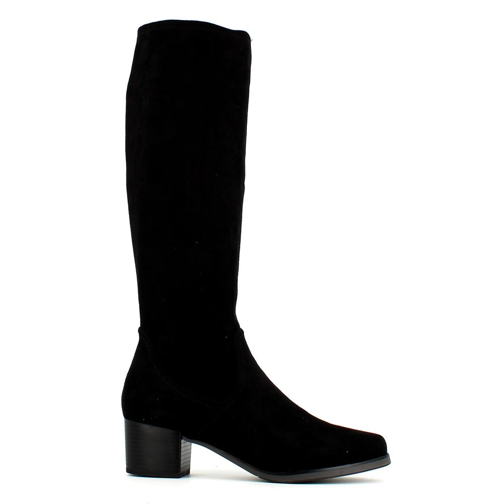 Caprice Classic Stretch Knee High Boot Black