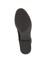 Caprice Classic Low Heel Leather Knee High Dark Brown Comb