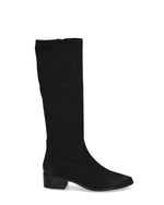 Caprice Low Heel Stretch Knee High Black
