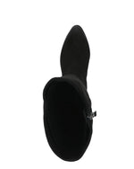 Caprice Low Heel Stretch Knee High Black