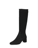 Caprice Stretch Knee High Boot Black