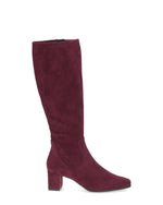 Caprice Stretch Knee High Boot Bordeaux Stretch