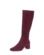 Caprice Stretch Knee High Boot Bordeaux Stretch