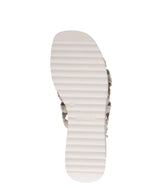 Caprice Strappy Wedge Sandal Light Gold