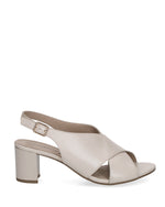 Caprice High Criss Sandal Cream Pearl