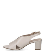 Caprice High Criss Sandal Cream Pearl