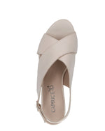 Caprice High Criss Sandal Cream Pearl
