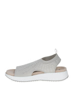 Caprice Sparkle Knit Sandals Grey