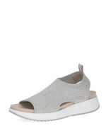 Caprice Sparkle Knit Sandals Grey