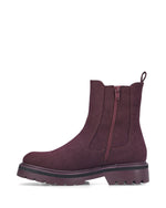Rieker Chunky Chelsea Ankle Boot Blackberry