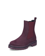 Rieker Chunky Chelsea Ankle Boot Blackberry