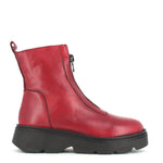 Rizzoli Military Front Zipper Boot Red
