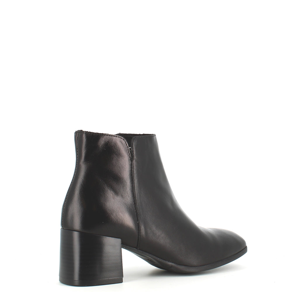 Rizzoli Block Heel Ankle Boot Black – Cinders Shoe Heaven