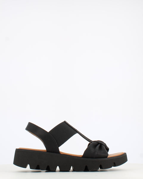 Heavenly Feet Accord Sandal Shimmer Black