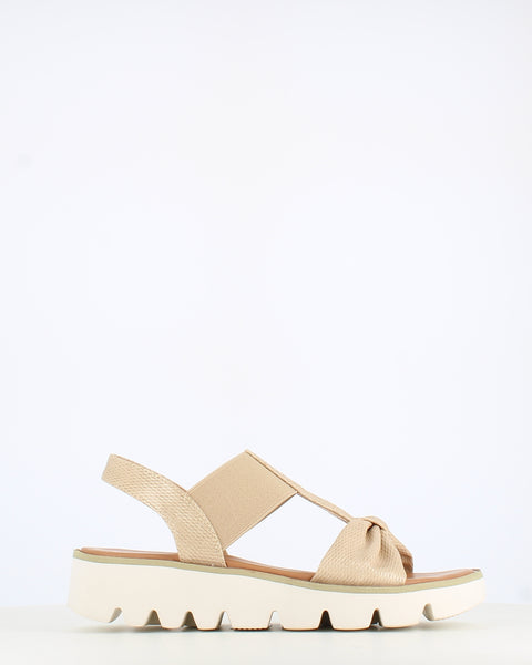 Heavenly Feet Accord Sandal Shimmer Gold